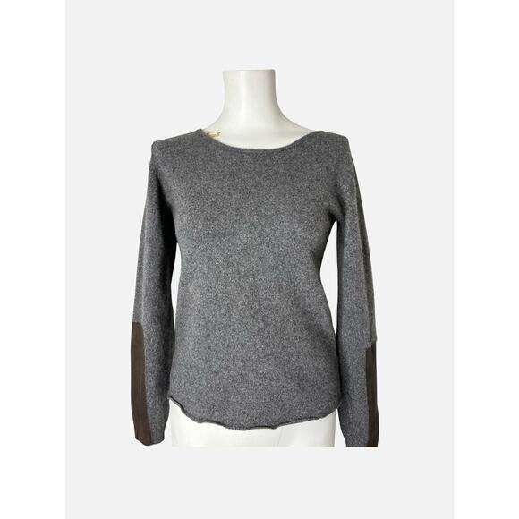 Reformation Patch Grey Sweater